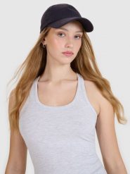 4F Top slim gładki damski - szary XS. Szare topy damskie 4f, xs, bez wzorów, z bawełny, bez kołnierzyka. W wyprzedaży za 29.99 zł.