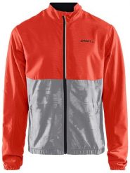 Craft Kurtka sportowa "Eaze" w kolorze pomarańczowo-szarym rozmiar: XL. Pomarańczowe kurtki outdoor męskie Craft, xl, bez wzorów, z materiału, bez kaptura. Za 91.99 zł.