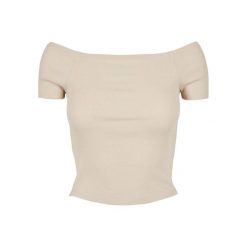 Koszulka Damska/żebrowana Bez Ramiączek. Białe bluzki damskie Urban Classics, xl, bez wzorów, bez kołnierzyka. Za 55.99 zł.