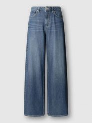 Pepe Jeans Dżinsy "Jaimy" - Wide leg - w kolorze granatowym rozmiar: W25/L32. Niebieskie jeansy damskie Pepe Jeans, z podwyższonym stanem. Za 208.99 zł.