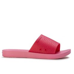 Klapki damskie Ipanama 83583 ANAT CLASSIC SLIDE FEM. Czerwone klapki damskie Ipanema, bez wzorów, z materiału, bez obcasa. Za 55.00 zł.