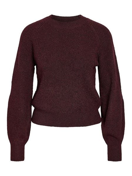 Noisy may Sweter w kolorze bordowym rozmiar: M. Różowe swetry klasyczne damskie Noisy may, m, ze splotem, bez kołnierzyka. Za 117.45 zł.