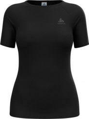 Koszulka termoaktywna damska Odlo Merino PW 140 Seamless BL Top Crew Neck SS. Czarne bielizna termoaktywna damska Odlo, m, bez wzorów, z poliamidu. Za 374.25 zł.