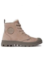 Palladium Trapery 05982-297-M Beżowy. Brązowe buty zimowe męskie Palladium, ze skóry, bez zapięcia. Za 571.19 zł.
