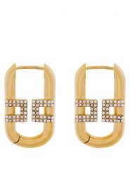 Elisabetta Franchi Kolczyki OR-20A-52E2-V200 Złoty. Żółte kolczyki damskie Elisabetta Franchi, metalowe. Za 549.99 zł.