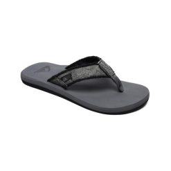 Klapki japonki męskie Quiksilver Monkey. Szare klapki i japonki męskie Quiksilver, z tkaniny. Za 109.99 zł.