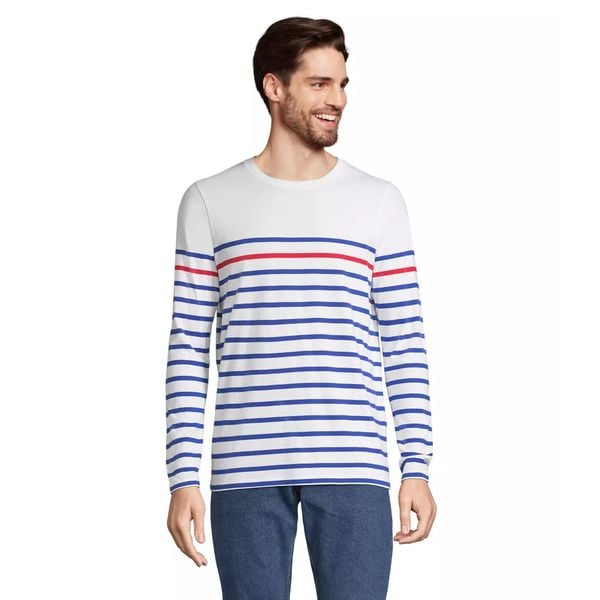 Koszulka z długim rękawem Sol's Matelot. Białe koszulki męskie z długim rękawem SOL'S, m. Za 159.50 zł.