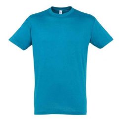 Koszulka Regent Dla Dorosłych Unisex. Niebieskie bluzki damskie SOL'S, s, bez wzorów, sportowe, bez kołnierzyka, bez ramiączek. Za 33.99 zł.