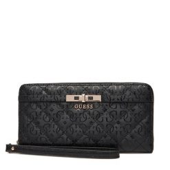 Portfel Guess. Czarne portfele damskie Guess, z aplikacjami. Za 249.99 zł.