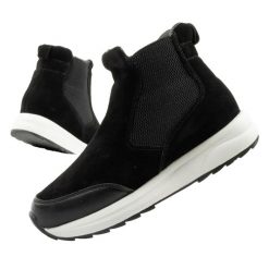 Scholl Beverly Bootie Suede synthetic black [F301961004] 35. Czarne obuwie trekkingowe damskie Scholl, na jesień. Za 119.00 zł.