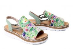 RIEKER V1241-92 multi, sandały damskie. Sandały damskie Rieker, bez wzorów, bez obcasa. Za 255.92 zł.