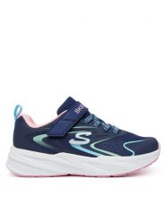 Skechers Sneakersy Microspec Tread 303882L/NVMT Granatowy. Niebieskie buty sportowe dziewczęce Skechers, bez wzorów, z materiału, bez zapięcia. Za 179.99 zł.