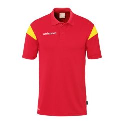 Koszulka Uhlsport Squad 27. Czerwone topy sportowe damskie UHLSPORT, m, bez wzorów, prążkowane, bez ramiączek. Za 151.00 zł.