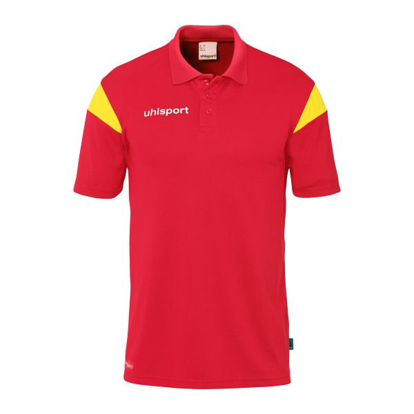 Koszulka Uhlsport Squad 27. Czerwone topy sportowe damskie UHLSPORT, m, bez wzorów, prążkowane, bez ramiączek. Za 151.00 zł.