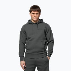 Bluza męska Pitbull Sampson Hooded Sweatshirt. Szare bluzy z kapturem męskie PITBULL, m, z bawełny. Za 269.99 zł.