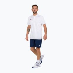 Spodenki tenisowe męskie Tecnifibre Team. Białe szorty męskie TECNIFIBRE, bez wzorów, sportowe. Za 169.99 zł.