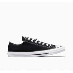 Buty trampki sportowe męskie CONVERSE ALL STAR OX. Czarne trampki i tenisówki męskie Converse, bez wzorów, bez zapięcia. Za 238.97 zł.