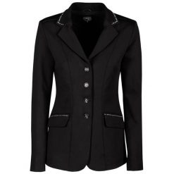 Damska kurtka konkursowa Harry's Horse Pirouette. Czarne kurtki damskie HARRYS HORSE, s, bez wzorów, z materiału, bez kaptura. Za 374.50 zł.