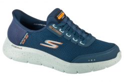 Buty do biegania męskie, Slip-Ins: Go Walk Flex - Waterproof. Niebieskie obuwie do biegania damskie Skechers. Za 429.99 zł.