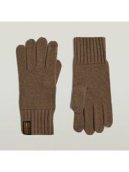 G-Star Rękawiczki w kolorze jasnobrązowym rozmiar: M. Brązowe rękawiczki męskie G-Star, bez wzorów, prążkowane. Za 115.55 zł.