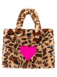Zwillingsherz Shopper bag "Leo & Heart" w kolorze beżowym - 50 x 35 cm rozmiar: onesize. Brązowe shopper bag damskie Zwillingsherz, bez wzorów, z materiału, na ramię, bez dodatków. Za 99.95 zł.