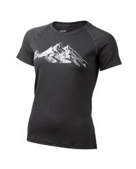 Koszulka termoaktywna merino HILA. Czarne bielizna termoaktywna damska LASTING, m, bez wzorów, z jersey. Za 549.90 zł.