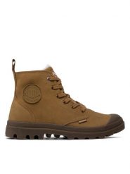 Palladium Trapery Pampa Hi Z Wl M 05982-257-M Brązowy. Brązowe buty zimowe męskie Palladium, z nubiku, bez zapięcia. Za 499.99 zł.