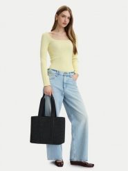 HUGO Torebka 50563016 Czarny. Czarne torebki klasyczne damskie Hugo, bez wzorów, ze skóry, bez dodatków. Za 899.99 zł.