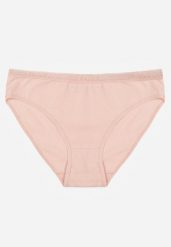 Jasnoróżowe Majtki Figi z Bawełną i Ozdobnymi Napisami Phioreia. Czerwone figi damskie Born2be, l, bez wzorów, z bawełny. Za 6.99 zł.