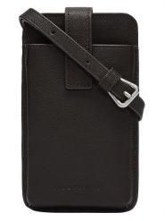 LIEBESKIND BERLIN Skórzana torebka w kolorze ciemnobrązowym na telefon - 10 x 18 x 2,5 cm rozmiar: onesize. Brązowe torebki klasyczne damskie LIEBESKIND BERLIN, bez wzorów, z materiału, bez dodatków. Za 249.95 zł.
