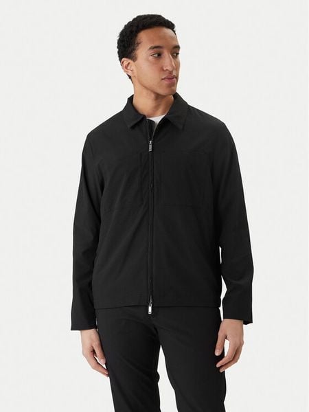 Calvin Klein Kurtka przejściowa LV04LF424G Czarny Regular Fit. Czarne kurtki męskie CALVIN KLEIN, m, bez wzorów, z syntetyku, bez kaptura. Za 848.99 zł.