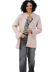 Heine Kardigan w kolorze beżowym rozmiar: 38. Brązowe kardigany damskie Heine, bez wzorów, z wełny. Za 117.45 zł.