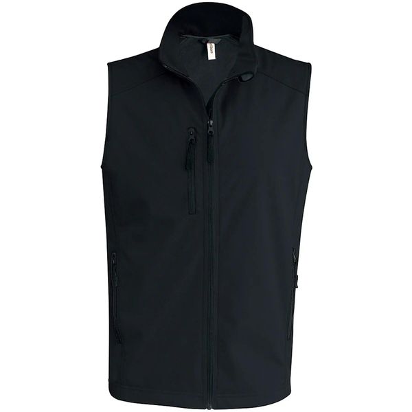 Kurtka puchowa bez rękawów Kariban Softshell. Czarne kurtki męskie KARIBAN, m, bez wzorów, z elastanu, bez kaptura. Za 193.00 zł.