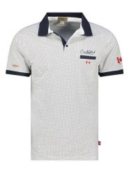 Canadian Peak Koszulka polo "Kingdomeak" w kolorze białym rozmiar: XXL. Białe koszulki polo męskie Canadian Peak, xxl, bez wzorów, z bawełny, bez ramiączek. Za 86.99 zł.