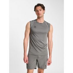 Tank top Hummel Pro. Szare topy damskie HUMMEL, bez wzorów, bez kołnierzyka. Za 217.00 zł.
