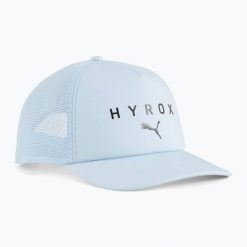 Czapka z daszkiem PUMA Hyrox Trucker. Szare czapki męskie Puma, bez wzorów. Za 99.99 zł.