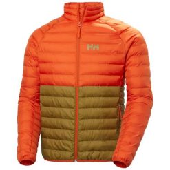 Kurtka puchowa Helly Hansen Banff. Brązowe kurtki męskie Helly Hansen, m, bez wzorów, z puchu, bez kaptura, narciarskie. Za 651.95 zł.