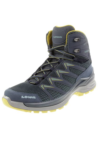 Buty trekkingowe męskie Lowa Innox Pro Gtx Mid. Niebieskie buty trekkingowe męskie Lowa, na zimę, z materiału, za kostkę, bez zapięcia, trekkingowe. Za 799.85 zł.