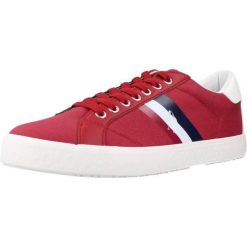 Buty U.S. POLO ASSN MARCS006M Czerwony. Czerwone buty trekkingowe męskie U.S. Polo Assn., z tkaniny, bez zapięcia, trekkingowe. Za 228.99 zł.