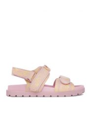 Guess Sandały CEO-CS6702-64 Różowy. Czerwone sandały dziewczęce Guess, z materiału, bez zapięcia. Za 179.99 zł.
