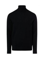 Lindbergh sweter Mężczyźni Sztuczne włókno czarny, M. Czarne swetry męskie Lindbergh, m, bez wzorów, z materiału, bez kołnierzyka. Za 349.95 zł.