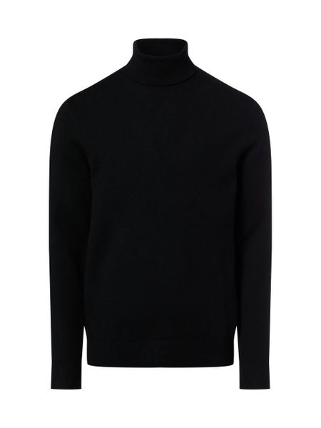 Lindbergh sweter Mężczyźni Sztuczne włókno czarny, M. Czarne swetry męskie Lindbergh, m, bez wzorów, z materiału, bez kołnierzyka. Za 349.95 zł.