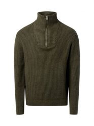 Redefined Rebel Męski sweter z dzianiny - RRFontana Mężczyźni Bawełna zielony wypukły wzór tkaniny, M. Zielone swetry męskie Redefined Rebel, m, bez wzorów, z bawełny, bez kołnierzyka. Za 299.95 zł.