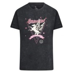 Koszulka damska Imperial Riding Blossom. Czarne t-shirty damskie IMPERIAL RIDING, bez wzorów, bez kołnierzyka. Za 147.50 zł.