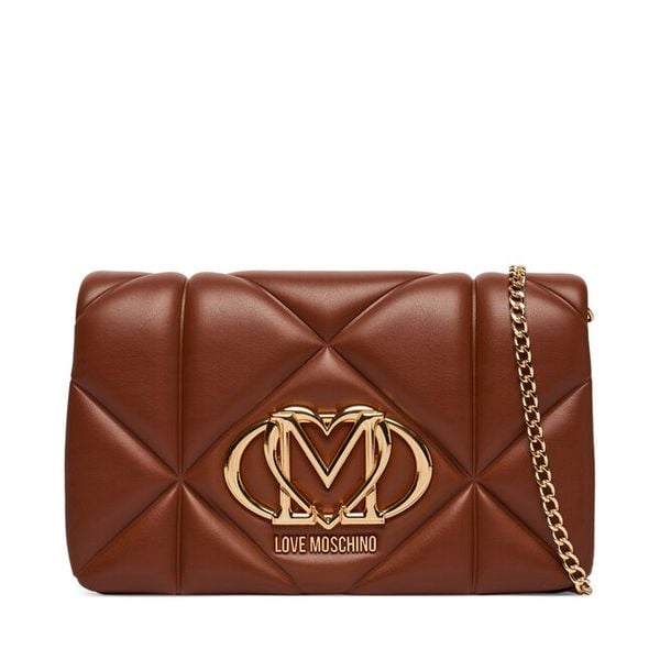 Torebka LOVE MOSCHINO. Brązowe torebki klasyczne damskie Love Moschino, bez wzorów, bez dodatków. Za 789.99 zł.