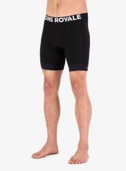 Spodenki rowerowe męskie Mons Royale Epic Merino Shift Bike Short Liner. Czarne szorty męskie Mons Royale, bez wzorów, z elastanu, klasyczne. Za 400.39 zł.
