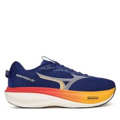 Buty do biegania Mizuno. Niebieskie obuwie do biegania damskie Mizuno, mizuno wave. Za 689.99 zł.