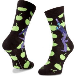 Skarpety Wysokie Unisex HAPPY SOCKS - BEA01-9000 Czarny Zielony. Czarne skarpetki damskie Happy Socks, bez wzorów, z bawełny. W wyprzedaży za 19.00 zł.