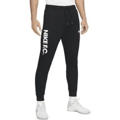 Spodnie Nike FC, Mężczyźni. Czarne spodnie sportowe męskie Nike, z dresówki. Za 298.15 zł.