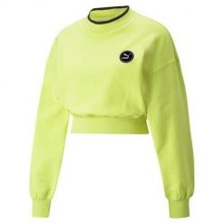 Bluza sportowa damska Puma Swxp. Żółte bluzy bez kaptura damskie Puma, s. Za 364.00 zł.